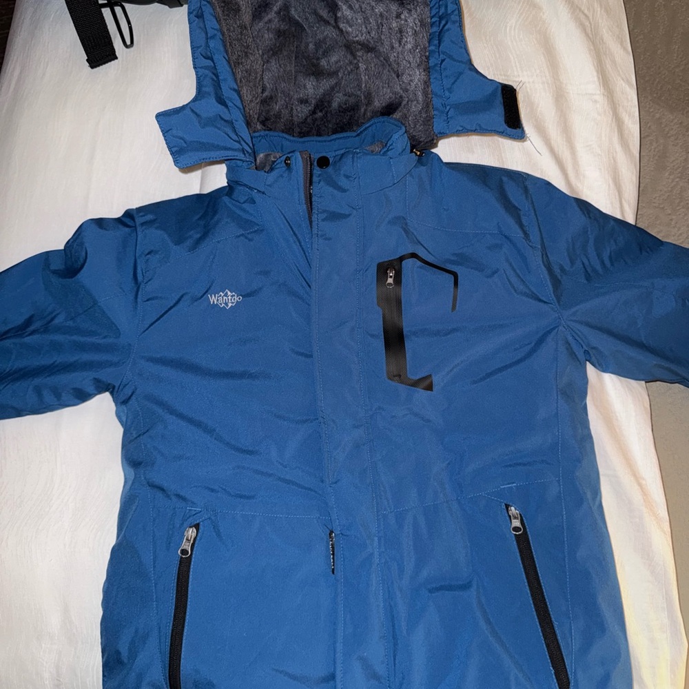 Kids Blue Puffer Jacket